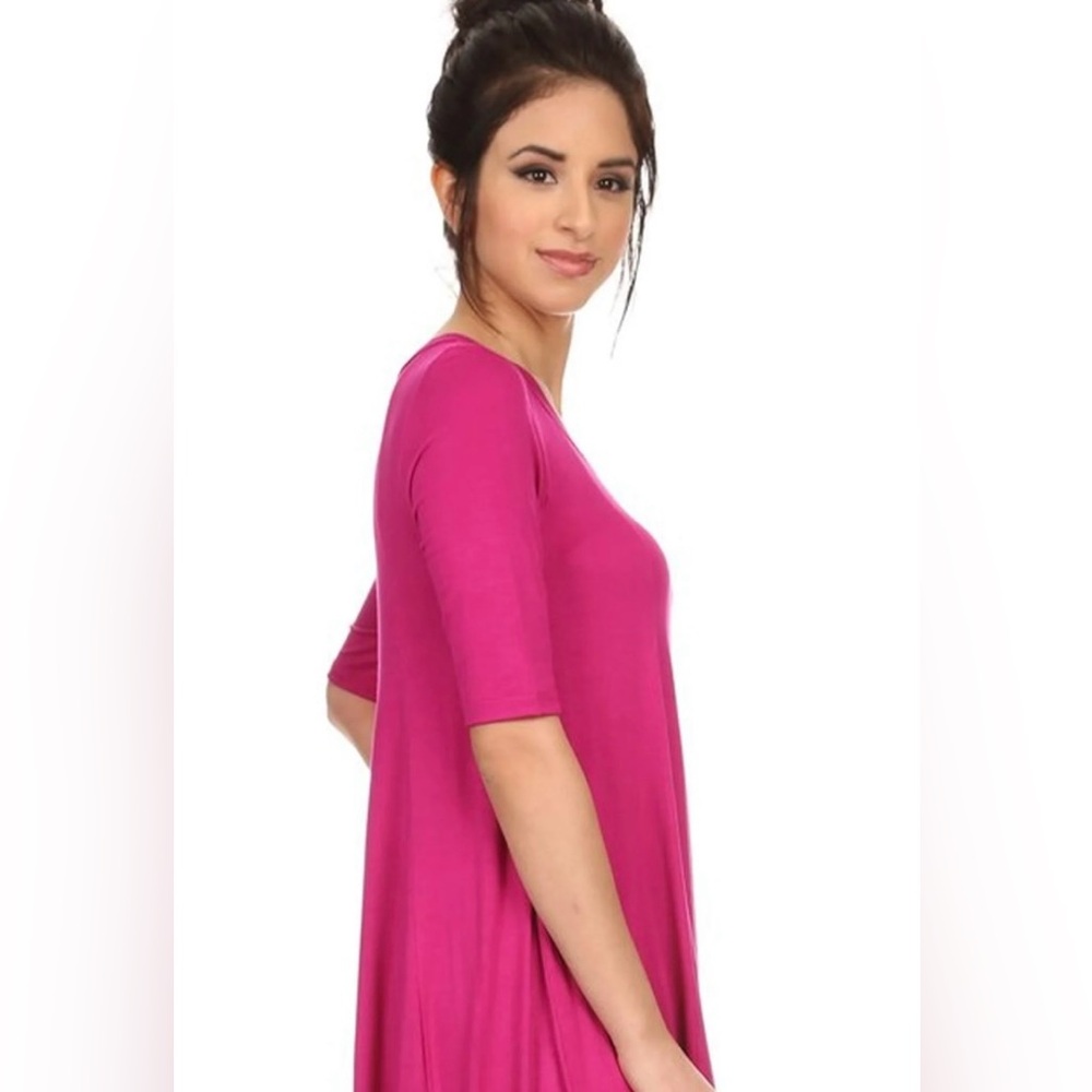 Eileen Fisher Women's Rose Pink Tunic Top Small